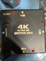 4K HDMI SWITCH 3 to 1