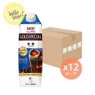 Gold Special 無糖咖啡 1000ml x 12(原箱)(平行進口)