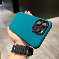 Luxury 2-in-1 silicone phone case iPhone 11 12 13 Pro Max 14 Pro Max Drop-proof phone case