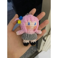Bocchi the rock wool keychain