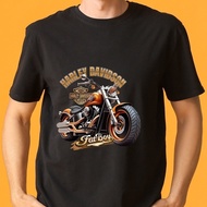2024 fashion Harley Davidson Fat Boy T shirt, Orange HD Fat Boy Motor Bike, Biker T-shirt, Motorcycle Gifts