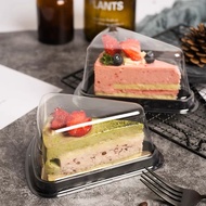50/100PCS 6Inch Cake Box Cheesecake Box Slice Triangle Cake Container Box For Cake Tray