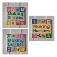 MAKING NUMBERS/ MAKING SHAPES/ MAKING LETTER BOOK BBW/BBW BOOKS/TRACING BOOKS
