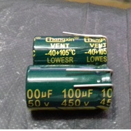 CAPACITOR 100UF 450V Aluminium Electrolytic Capacitors