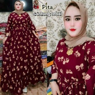 Jumbo gamis ld 120 fita motif