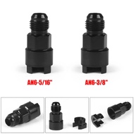 Aluminum Fuel Line EFI Adapter Fitting 6AN AN6 AN-6 Male to 3/8"/5/16", Quick Disconnect Push Hardli