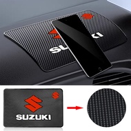 1Pcs Car Emblem Anti Slip Pad Phone Holder Non-Slip Mat Car Stlying For Suzuki Swift Sport Jimny Gra