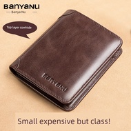 dompet lelaki kulit original dompet kulit lelaki original Genuine Leather Driver's License Integrate