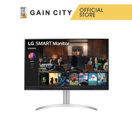 Lg Smart Monitor 32sq730s-w|31.5" Uhd 4k Monitor Va|3840x2160|250nits|hdmi|5wx2|bluetooth Audio | Webos 22|32sq730s