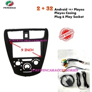 Perodua AXIA 2014 - 2022 android player 9 inch PLUG N PLAY with OEM casing