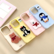 HP Latest 2025 Jelly Color 2 In 1 Penguin Casing Vivo Y29 Y400 V60 Lite 4G 5G Y19S Pro Z10R 5G Iqoo 