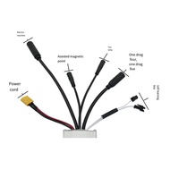 Electric Bike Sine Wave Controller 17A - 24V/36V/48V Ebike Kit for Electric Bicycle Three-Mode Opera