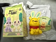Winnie the Pooh 小熊維尼 絨耳仔 where’s the rabbit