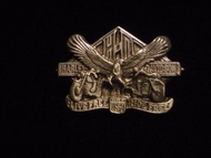 ★美國製造原裝入口★「Harley Davidson- LIVE FREE Ride Free」復古襟章/金屬章/胸章/別針/徽章 (可預訂)