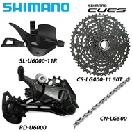 7BAC SHIMANO CUES 10S 11S U6000 MTB 1X10/11 Speed Groupset Shifter Derailleur Chain Cassette Cranset
