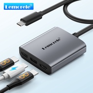 Lemorele TC520 3 in 1 Type C Hub High-performance video docking station for Steam Deck Nintendo Swit