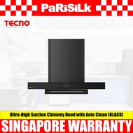 TECNO KD 5088 Ultra-High Suction Chimney Hood with Auto Clean (BLACK)