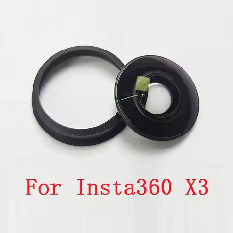 Lens Glass Replacement For Insta360 X3 Camera Repair Part 100% New with Base Universal front and beh