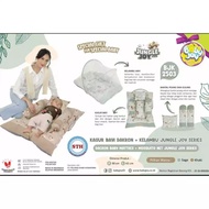 Baby Joy BJK2503 Dacron Baby Mattress + Jungle Joy Series Mosquito Net