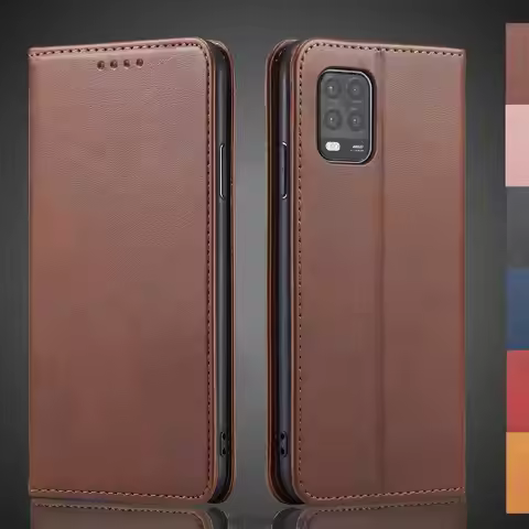 Magnetic attraction Leather Case for Xiaomi Mi 10 lite 5G / Xiaomi Mi 10 Youth 5G Holster Flip Cover