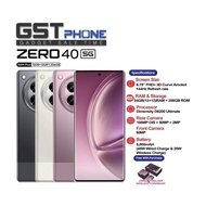 Infinix Zero 40 5G (12GB+12GB Extended Ram+256GB Rom) (Original Malaysia Set) With Premium Gift