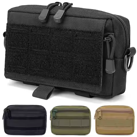 Molle Utility EDC Waist Bag Tactical Pouch Medical First Aid Bag Outdoor Survival EDC Tool Kit Belt 