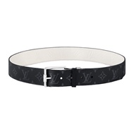 LV Men's Canvas and Leather Width 4cm Buckle Double Sided Belt M8514U