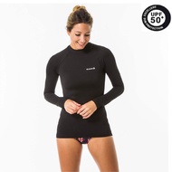 Decathlon Women's UPF50+ Long Sleeve Surfing/ Swimming/ Snorkeling/ Diving Top UVTop 100 (Impact Res