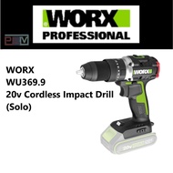 WORX 20V WU369.9 Cordless Impact Hammer Drill - Solo / 13MM Hammer Drill / Brushless Motor Worx