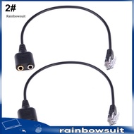 [RB] DOONJIEY 2/35mm to RJ9/RJ10 Mic/Headset Adapter Cable for Office Phone