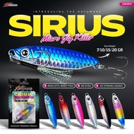 Metal Jig Hayumake SIRIUS Micro Jig + Assist HOOK + Treble HOOK 7gr - 10gr - 15gr - 20gr Cast Jig Mi