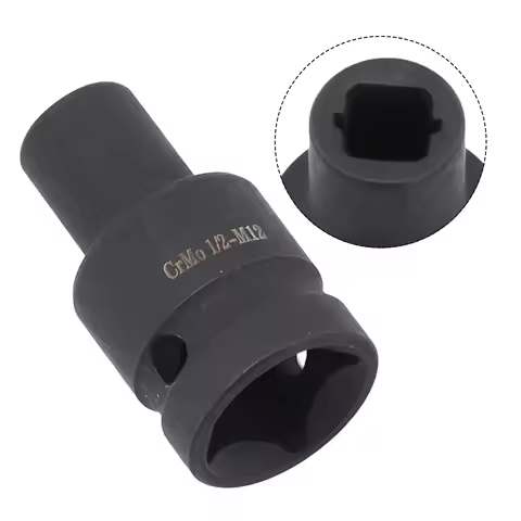 1pc Double Head Suqare Tap Socket 1/2inch Driver M6 To M24 Sockets For Pneumatic Ratchet Wrench Squa