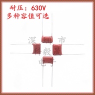 630V CBB Capacitor 222J 472J 103K 333 473 683 104 224 474J Pitch 10mm