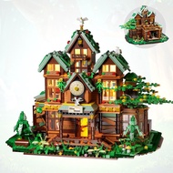 Jungle Time House House House Building Street View Building Block Toy Model Mini Particle Ornaments 