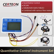 ZJ-LCD-M 0.1–9999L/Gal LCD Automatic Quantitative Flow Controller with Flow Sensor and Solenoid Valv