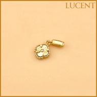 PAWNABLE 18K SAUDI GOLD 7mm Premium Clover Pendant