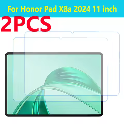 2PCS HD Tempered Glass For Honor Pad X8a 2024 11 inch Screen Protector For honor pad x8a Protective 