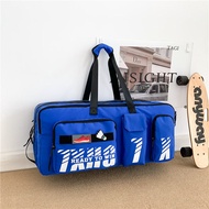 ใหม่เห็ด Bachi ยี่ห้อผู้ชายและผู้หญิงไม้แบดมินตันกระเป๋าวัสดุไนลอนขนาดใหญ่ความจุสบายๆสไตล์ฟิตเนสกระเ