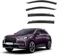 QILING Side Window Deflectors for Citroen DS7 MK1 2018-2023 2024 2025 Car Rain Shield Window Visors 