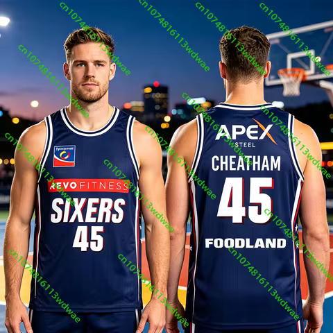 Latest 27/26 Adelaide 36ers Australia Men's Basketball Vest Jersey Training Sports Quick-Dry Basketb