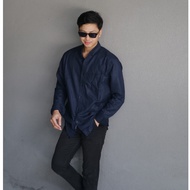 KEMEJA SHIRT FENNEL NAVY LONGPOLOS