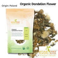 Herbal Sense Organic Dandelion Flower, High Anti-oxidant, Liver Health Tea
