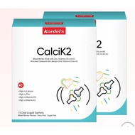 Kordel's CalciK2 Liquid Sachets 15x2 (Exp 5/2027)