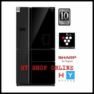 Kana Sharp Sj-Ifx96Pdg-Bk Kulkas Multi Door 5 Pintu J-Tech Inverter