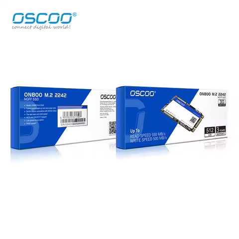 OSCOO 512GB 1TB Original SSD & Internal SSD M.2 2242 SATA3 NGFF SSD Hard Drive SSD SATA3.0 6Gb/s Up 