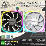 Fan Montech RX140 RX 140 REVERSE PWM ARGB | 140mm 14cm Fan Casing