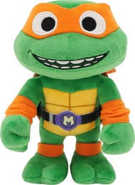 Teenage Mutant Ninja Turtles: Mutant Mayhem Michelangelo Plush Toy, 8 Inch Orange Masked Soft Doll o