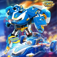 Super Wings Headquarters Base Transform Robot ขนาด 19 ซม.ของเล่นฟิกเกอร์ สําหรับเด็ก