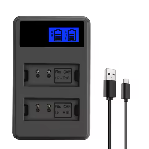 LP-E10 LP E10 LPE10 Camera Battery Charger Compatible With For Canon EOS 1100D 1200D 1300D 1500D 200