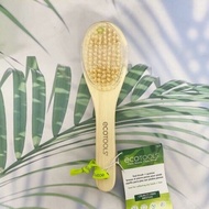 EcoTools® แปรงอาบน้ำด้ามยาว Dry Body Brush พร้อมหินภูเขาไฟขัดเท้า ขจัดเซลล์ผิวเก่า